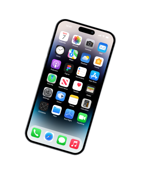 Metro mobile app on smartphone